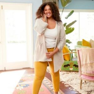 NWT DONNI Sandwash Cardigan OSFA Plus 16-22